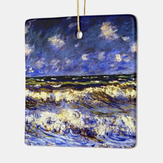 Monet - Een stormachtige zee Keramisch Ornament (Links)