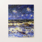 Monet - Een stormachtige zee Legpuzzel (Verticaal)