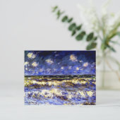 Monet - Een Stormy-Zee Briefkaart (Staand voorkant)