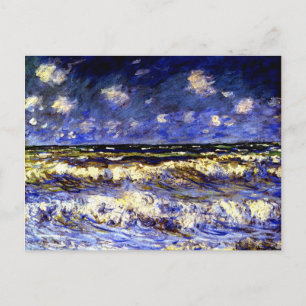Monet - Een Stormy-Zee Briefkaart