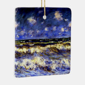 Monet - Een Stormy-Zee Keramisch Ornament (Rechts)