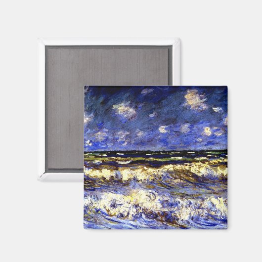 Monet - Een Stormy-Zee Magneet (Voorkant / Achterkant)
