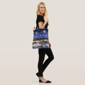 Monet - Een Stormy-Zee Tote Bag (Op model)