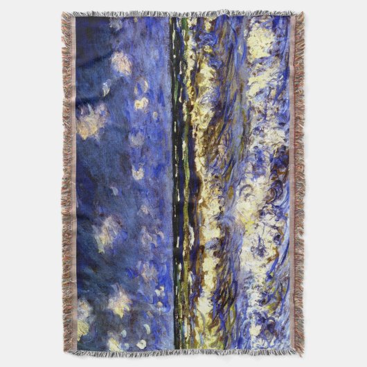 Monet - een Zee met een storm, Deken (Voorkant Verticaal)