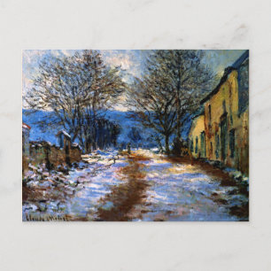 Monet - Effect van sneeuw bij Limetz Briefkaart