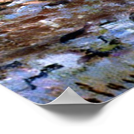 Monet - Effect van sneeuw in Limetz Poster (Hoek)