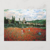 Monet Field of Red Poppies Briefkaart (Voorkant)