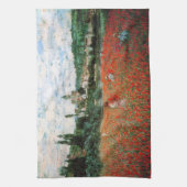 Monet Field of Red Poppies Kitchen Towel Theedoek (Verticaal)