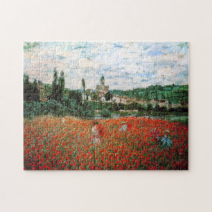 Monet Field of Red Poppies Puzzle Legpuzzel