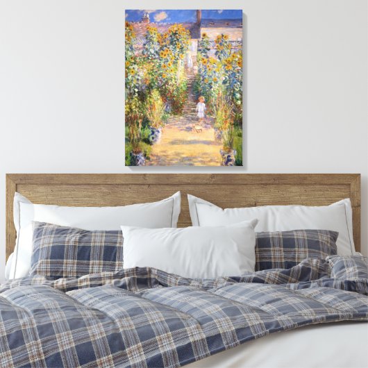 Monet Fine Art Canvas Afdruk (Insitu (Slaapkamer))