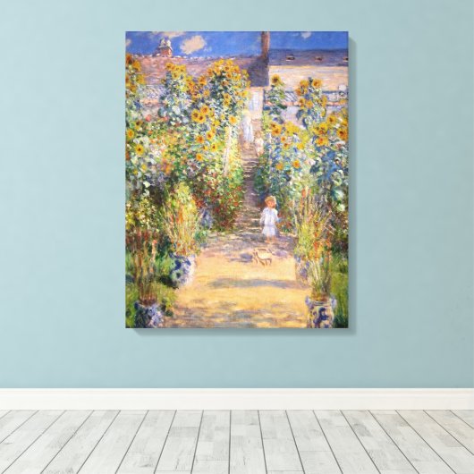 Monet Fine Art Canvas Afdruk (Insitu (Houten vloer))