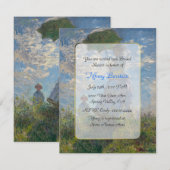 Monet Fine Art Vrijgezellenfeest Kaart (Voorkant / Achterkant)