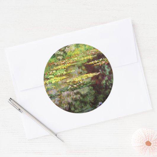 Monet Fine Art, Waterlelies Stickers (Envelop)