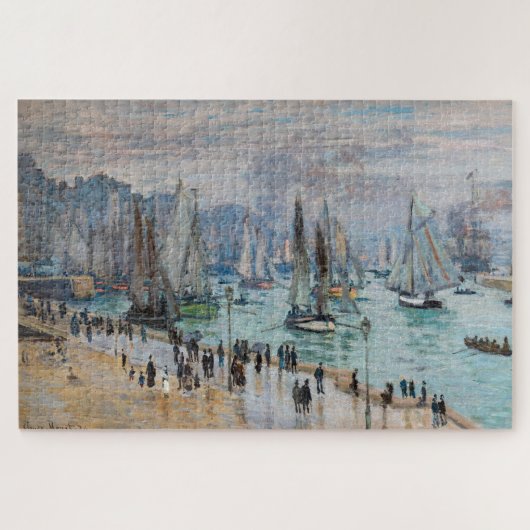 Monet - Fishing Boats Leaving the Harbor, Le Havre Legpuzzel (Horizontaal)
