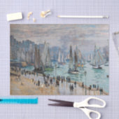 Monet - Fishing Boats Leaving the Harbor, Le Havre Tissuepapier (Craft)