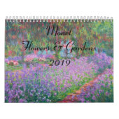 Monet Flower and Gardens 2019 Calendar Kalender (Hoes)