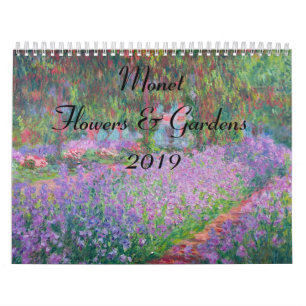Monet Flower and Gardens 2019 Calendar Kalender