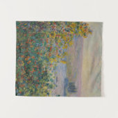  Monet Flower Beds at Vétheuil Wandkleed (Voorkant (horizontaal))