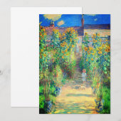Monet Flower Garden Aankondiging (Voorkant / Achterkant)