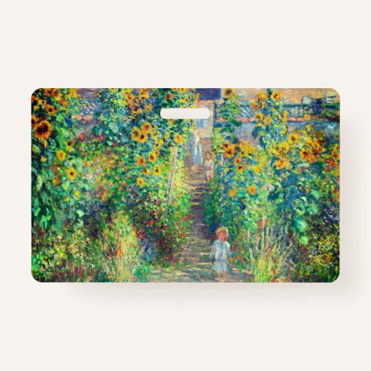 Monet Flower Garden Badge (Voorkant)