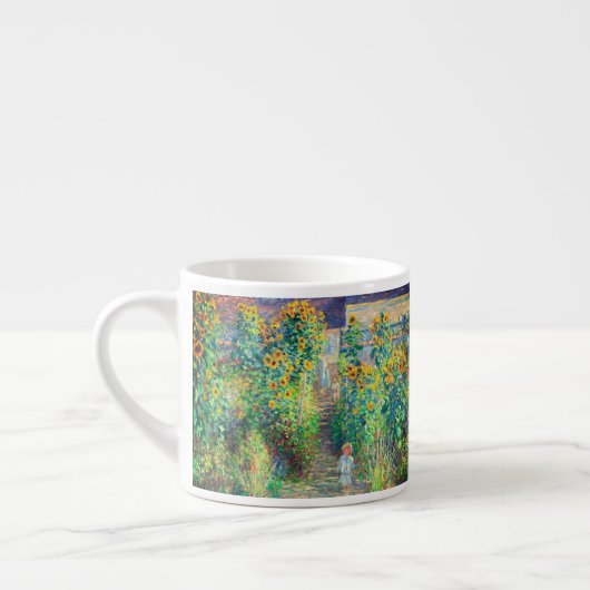 Monet Flower Garden Espresso Kop (Links)