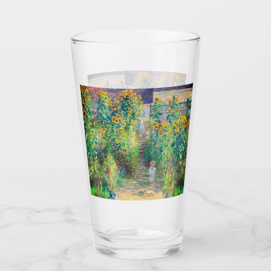 Monet Flower Garden Glas (Achterkant)