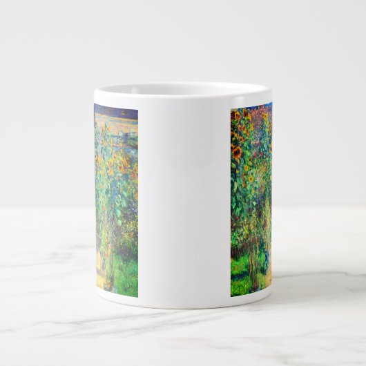 Monet Flower Garden Grote Koffiekop (Voorkant)
