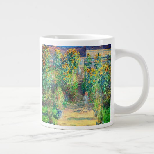 Monet Flower Garden Grote Koffiekop (Rechts)
