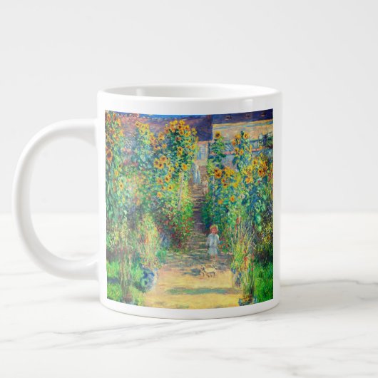 Monet Flower Garden Grote Koffiekop (Links)