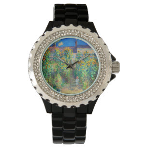 Monet Flower Garden Horloge