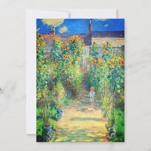 Monet Flower Garden Kaart (Voorkant)