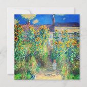Monet Flower Garden Kaart (Voorkant)