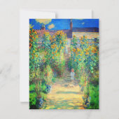 Monet Flower Garden Kaart (Voorkant)