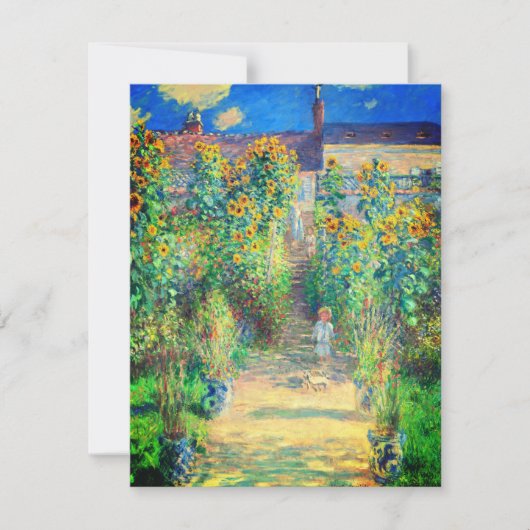 Monet Flower Garden Kaart (Voorkant)