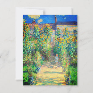 Monet Flower Garden Kaart