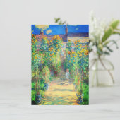 Monet Flower Garden Kaart (Staand voorkant)