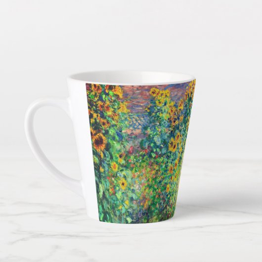 Monet Flower Garden Latte Mok (Links)