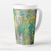 Monet Flower Garden Latte Mok (Rechterhoek)