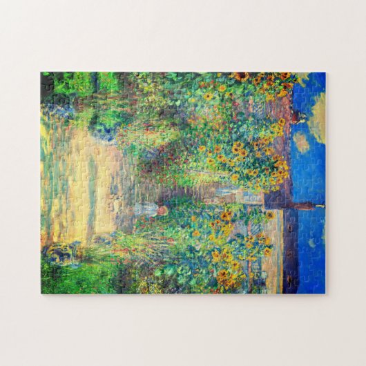 Monet Flower Garden Legpuzzel (Horizontaal)