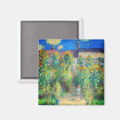 Monet Flower Garden Magneet (Voorkant / Achterkant)