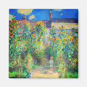 Monet Flower Garden Magneet (Voorkant)