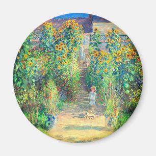 Monet Flower Garden Magneet
