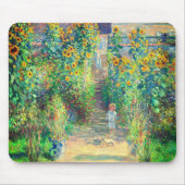Monet Flower Garden Muismat (Voorkant)