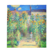 Monet Flower Garden Notitieblok (Voorkant)