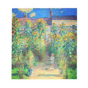 Monet Flower Garden Notitieblok