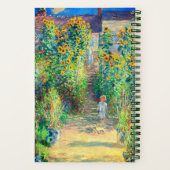 Monet Flower Garden Notitieboek (Achterkant)