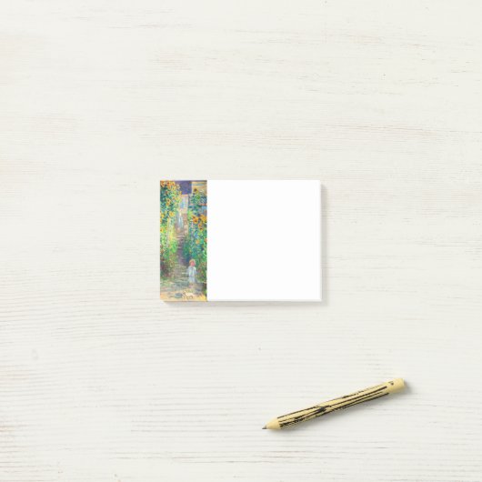 Monet Flower Garden Post-it® Notes (Op bureau)