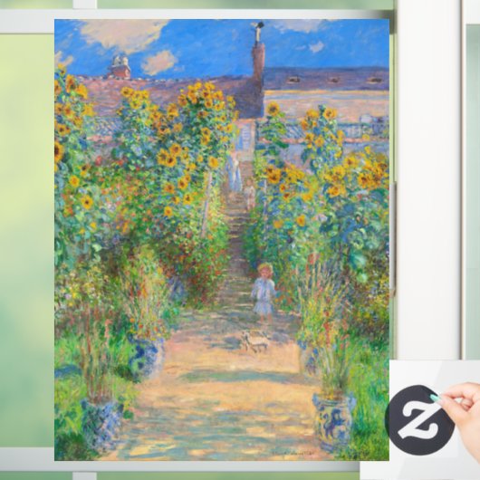 Monet Flower Garden Raamsticker (Huis)