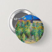 Monet Flower Garden Ronde Button 5,7 Cm (Voorkant /achterkant)