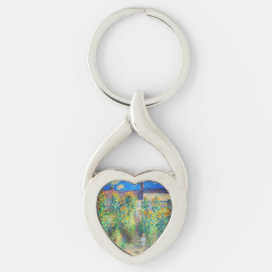 Monet Flower Garden Sleutelhanger